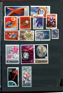 Марки космос разных стран