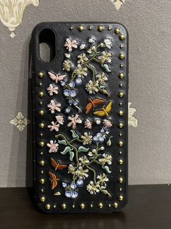 Чехол на iPhone xs max кожа