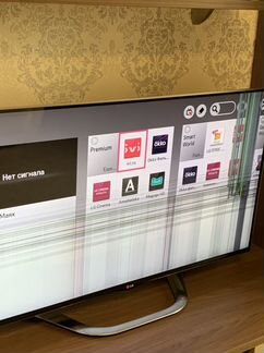 Телевизор LG 47LA860V разбитый