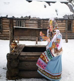 Народный костюм русский север. Аренда