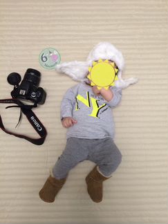 Шапка Elodie details, пинетки из натур овчины