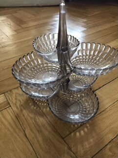 Набор из двух менажниц tiffany серый, Guzzini, пла