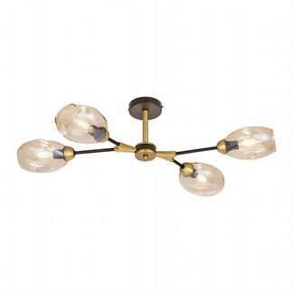 Люстра на штанге Citilux Монтана CL117145 Черная