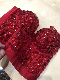 Вечерний топ-корсет