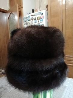 Женская шапка норковая
