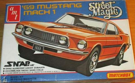 AMT PK-2103 Street Magic 1969 Mustang Mach 1 1/43