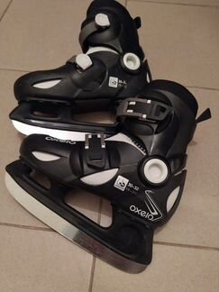 Коньки ледовые раздвижные детские 30-32