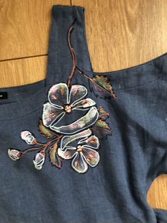 Платье, лён, разм 46