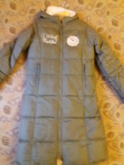 Пальто пуховое benetton. Размер 46-48