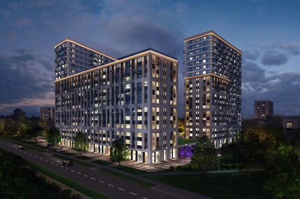 1-к квартира, 37.8 м², 16/19 эт.