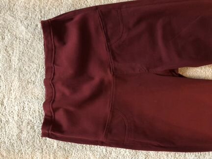 Джинсы для беременных кирпично-красные Uniqlo, 48