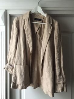 Льняной пиджак zara