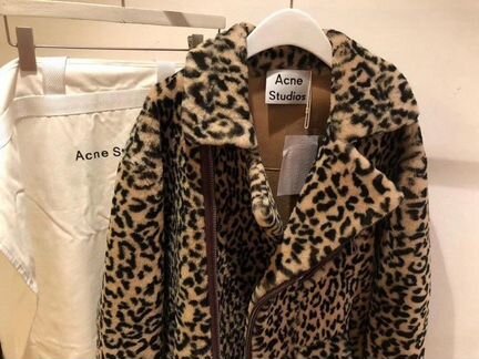 Шубка леопардовая Acne Studios