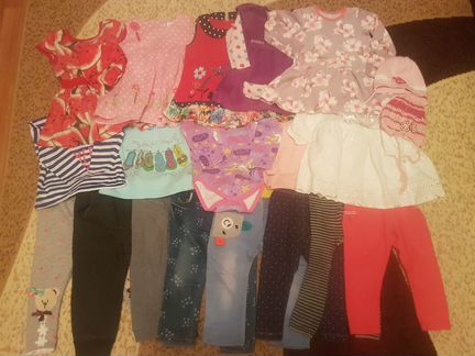 Большой пакет для девочки рост 86-92