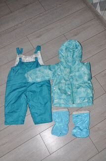 Полукомбинезон, куртка, пинетки 80 размер