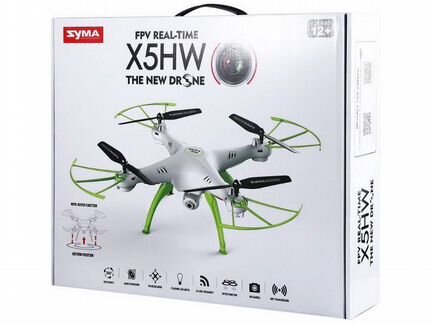 Квадрокоптер с трансляцией видео на смартфон X5HW