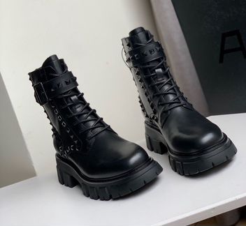 Ботинки с шипами ash кожа натуральная