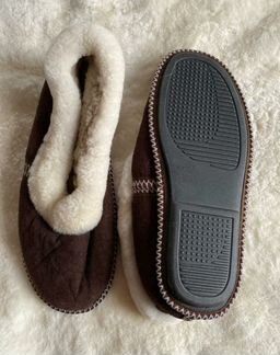 Тапочки мужские из овчины - чувяки