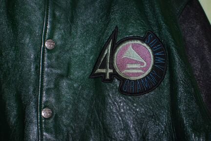 Кожаная куртка-бомбер Avirex Винтаж 1980-х годов