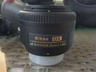 Объектив Nikon DX AF-S nikkor 35mm 1:1,8 G