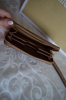 Кошелек клатч Michael Kors коричневый кожа питона