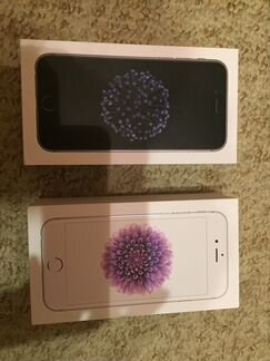 Две коробки от iPhone 6