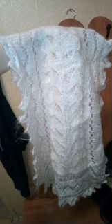 Палантин козий ажурный