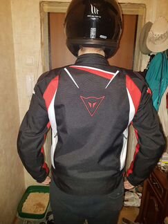 Мотокуртка Dainese veloster TEX jacket Black/White