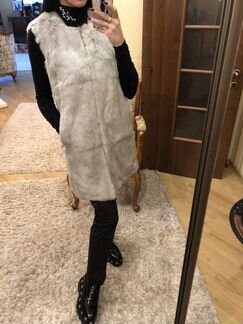 Меховой жилет Pinko оригинал новый