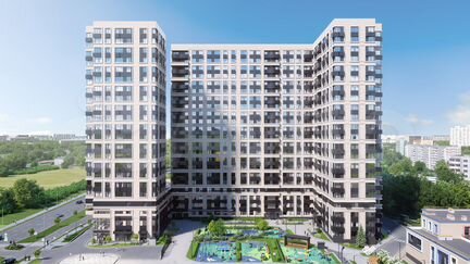 1-к апартаменты, 37.9 м², 18/22 эт.