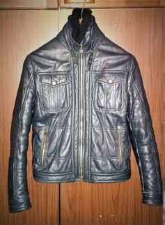 Куртка мужская кожаная baldinini sport р. 50