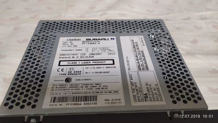 Магнитола Subaru xv