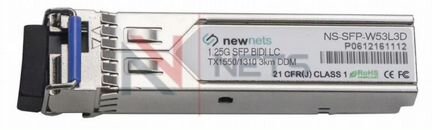 Оптич.трансивер 1.25G до 3км, 1550/1310 LC DDM
