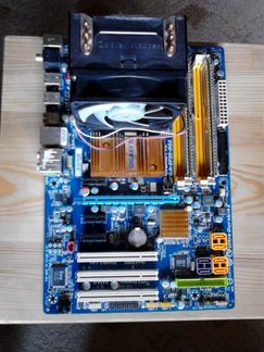 Gigabyte GA-EP35-DS3+Core2Duo 2,66 ггц +2 Гб DDR2