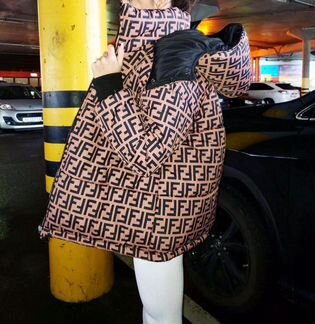 Пуховик Fendi двусторонний (S;M;L) Premium