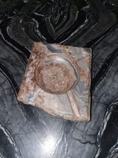 Пепельница из натурального камня Подарок курильщик