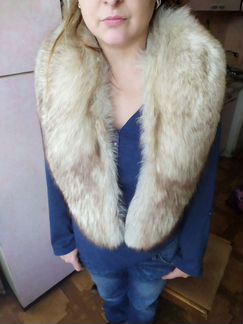 Мех воротник песец