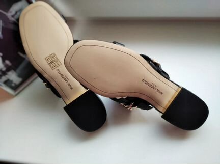 Новые мюли-шлёпки Karl Lagerfeld 37-38(видео)