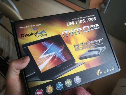 Displaylink монитор с сенсорным экраном Mimo 720S