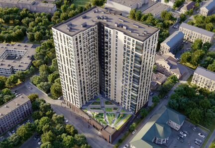 3-к квартира, 65.5 м², 3/24 эт.
