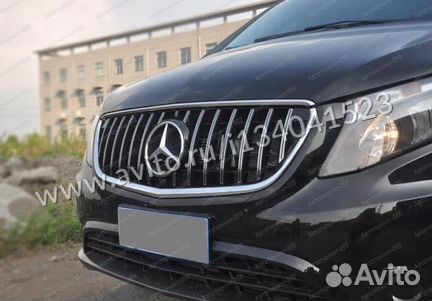 Решетка радиатора Mercedes Vito W447 GT хром