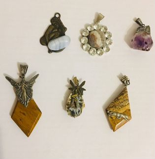 Подвески натуральные камни