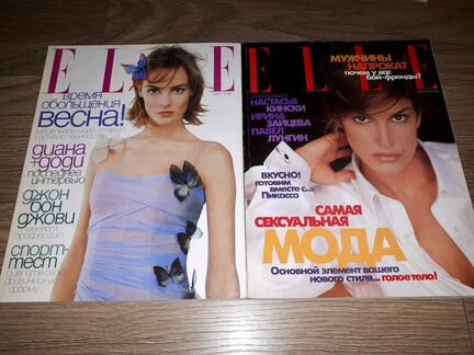 Журналы elle 1998 год. Мадонна, принцесса Диана