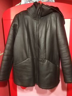 Дубленка Le Monique черная