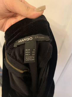 Юбка бархатная Mango