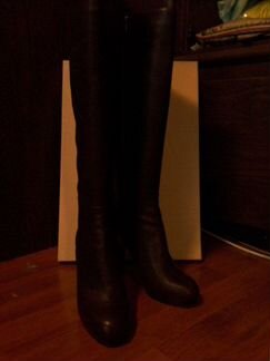 Сапоги итальянские кожаные (весна-осень)