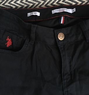 Штаны чёрные U.S polo assn (юспа поло) оригинал