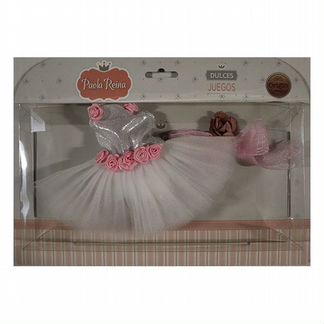 Одежда для кукол Paola Reina Карла балерина, 32 см, платье с юбкой пачкой, колготки, лента для волос (54447)