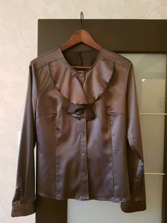 Блузка шоколадная