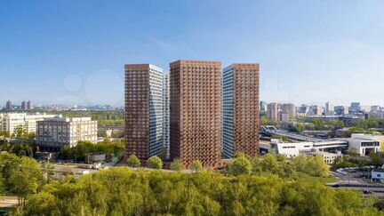 2-к апартаменты, 52.4 м², 12/28 эт.